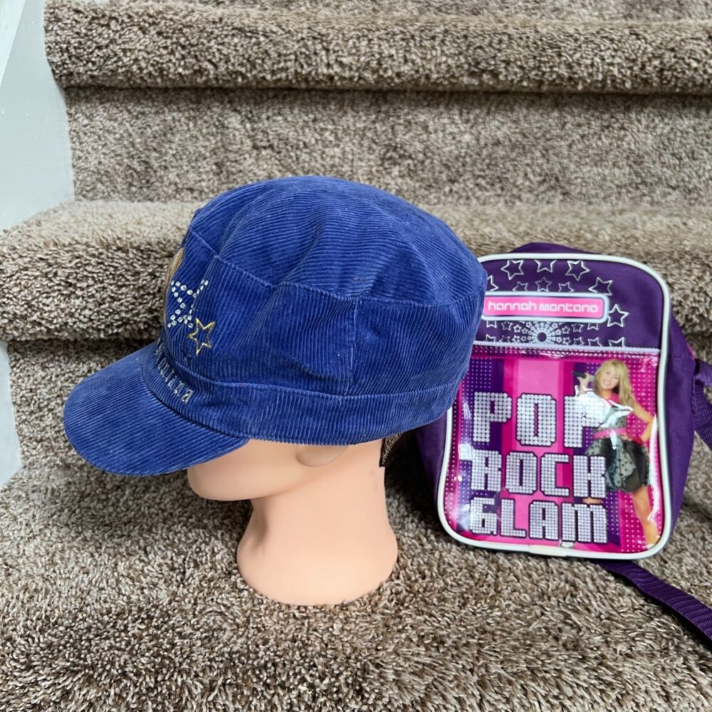 Disney Hannah Montana Girls Conductor Hat and Cross Body Bag Lot. - Picture 2 of 13